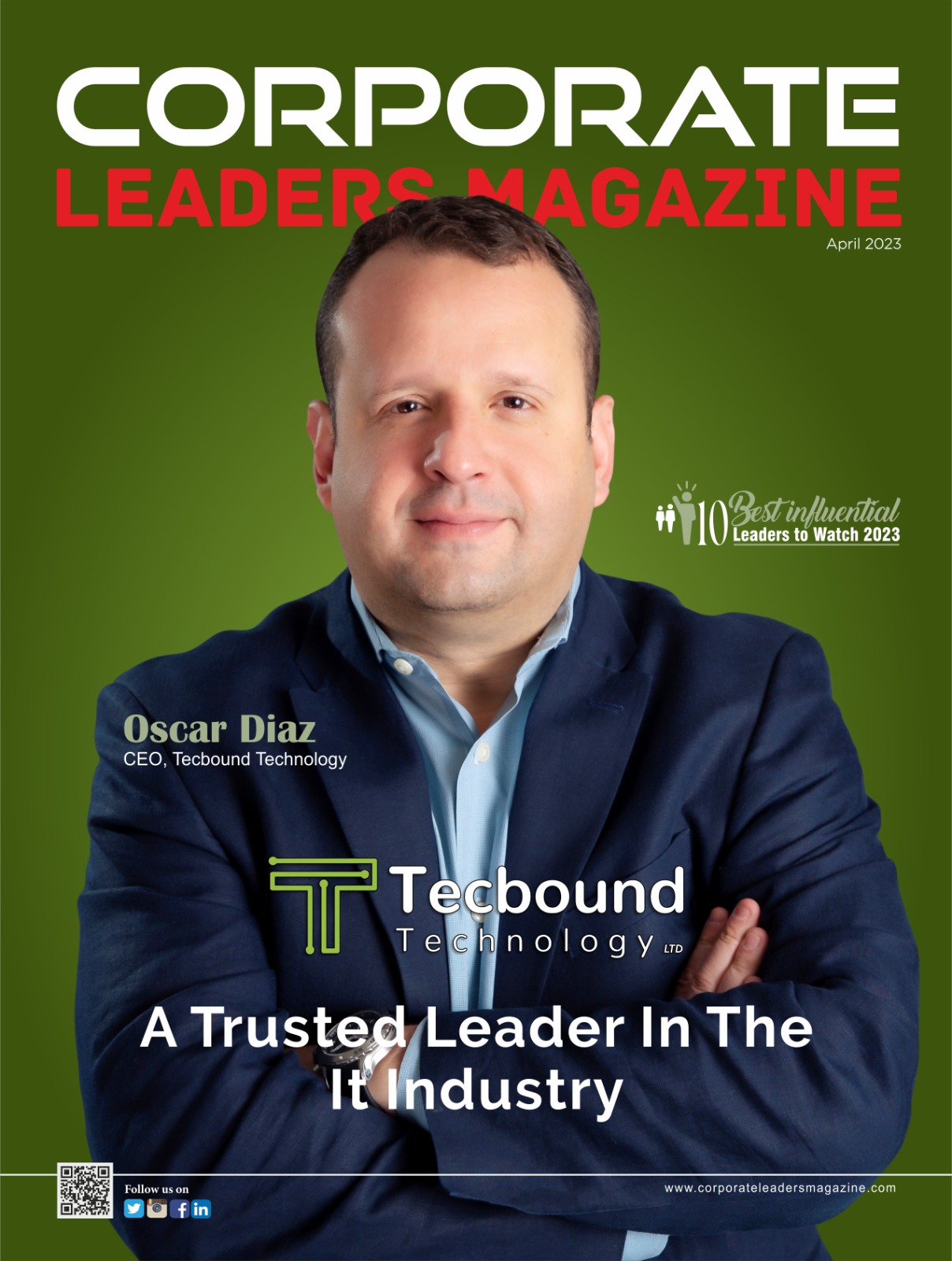 Corporate Leaders Magazine Front Cover